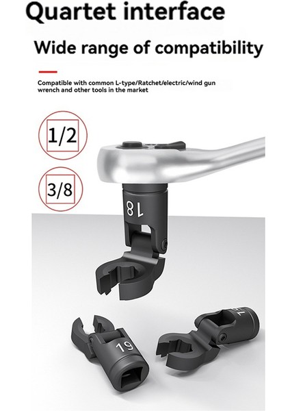 Evrensel Ayarlanabilir Anahtar Hızlı Büküm Yağ Borusu Anahtarı Kısa Saplı (Yurt Dışından) fırsatları