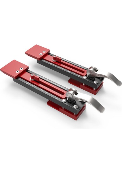 2 Parça Duvar Alüminyum Ayarlanabilir Basamaklı Tahta Kurulum Aparatı (Yurt Dışından)