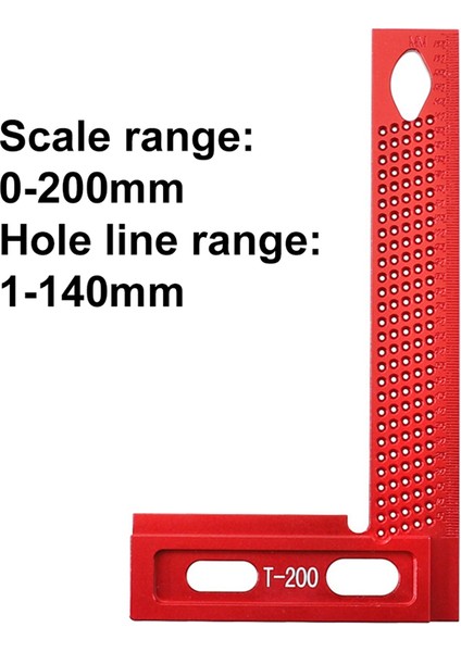Ahşap Işleme Çok Işlevli Dik Açı Cetvel Alüminyum Alaşımlı Cetvel (Yurt Dışından) fiyatları