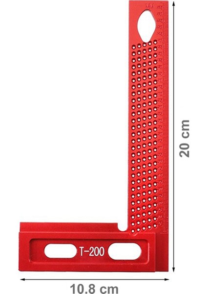 Ahşap Işleme Çok Işlevli Dik Açı Cetvel Alüminyum Alaşımlı Cetvel (Yurt Dışından) modelleri