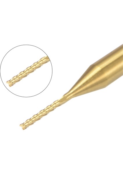 Pcb Makinesi Için 10 Adet Titanyum Kaplama Karbür, 1/8 Inç Şaft 0.8mm (Yurt Dışından) fırsatları