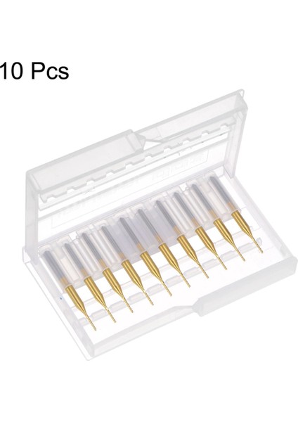 Pcb Makinesi Için 10 Adet Titanyum Kaplama Karbür, 1/8 Inç Şaft 0.8mm (Yurt Dışından) indirimleri