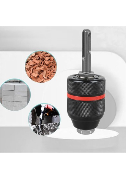 Sds-Plus Şaftlı 3 Çene Sds Chuck Adaptörü (Yurt Dışından)