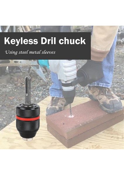Sds-Plus Şaftlı 3 Çene Sds Chuck Adaptörü (Yurt Dışından)