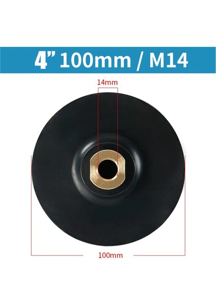 Açı Taşlama Makinesi M14 Aşındırıcı Kendinden Yapışkanlı Taşlama Destek Pedi 4ın (Yurt Dışından) indirimleri