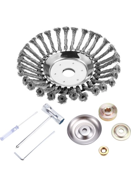 Tel Tekerlek + Sabitleme 7 Parçalı Set Çim Biçme Makinesi Tel Çim Biçme (Yurt Dışından) modelleri