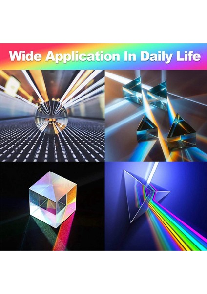 4 Paket K9 Optik Kristal Fotoğraf Prizma Seti, 55MM Top Dahil (Yurt Dışından) fiyatları