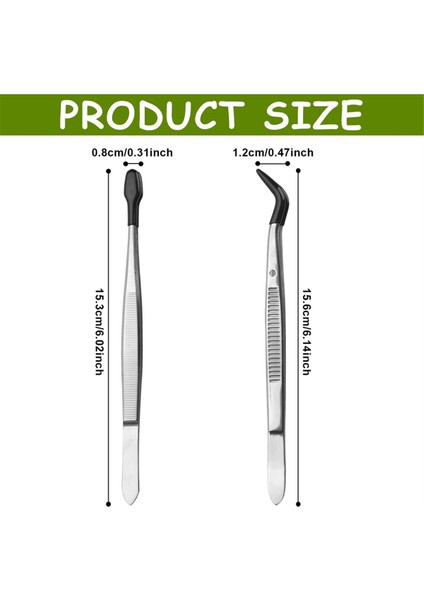 2 Adet Kauçuk Uçlu Cımbız, Cımbız Düz Düz ve Kavisli Uç (Yurt Dışından) fırsatları
