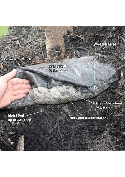 Akıllı 30+ Günlük Ağaç Sulama Matı, Yağmur Suyunu Otomatik Olarak Yeniler (Yurt Dışından) indirimleri