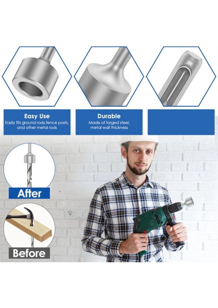 Sds-Plus 19MM ve 21MM Yuvarlak Saplı Çelik Matkap Sürücüsü (Yurt Dışından) indirimleri