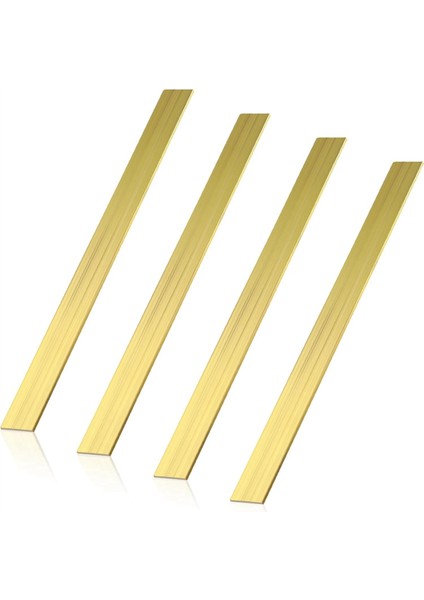 4 Adet C360 Pirinç Düz Çubuk Stok (Yurt Dışından)