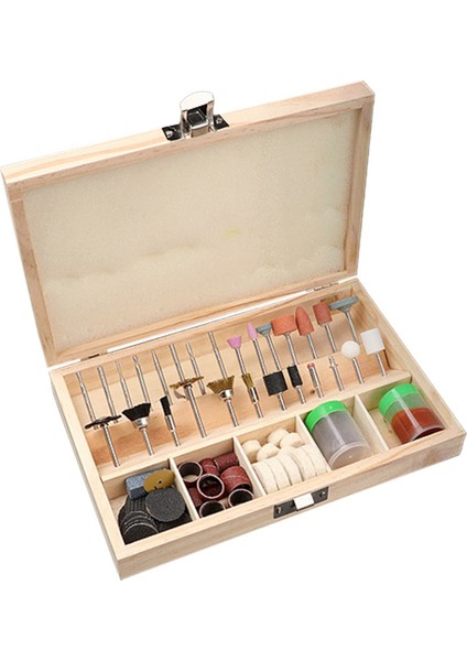 Elektrikli Taşlama Seti Donanım Aleti Çubuk Çapı 3mm Parlatma Tekerleği (Yurt Dışından)