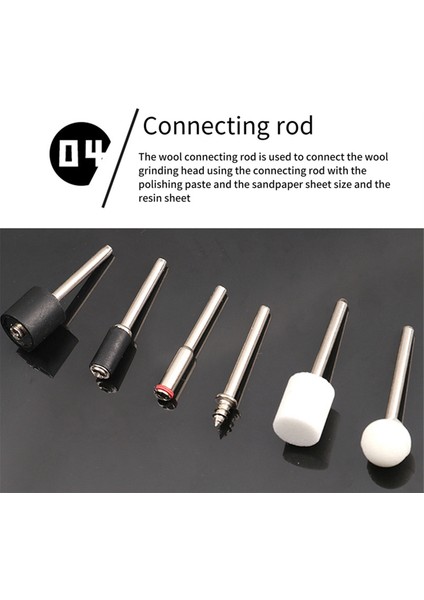 Elektrikli Taşlama Seti Donanım Aleti Çubuk Çapı 3mm Parlatma Tekerleği (Yurt Dışından) indirimleri