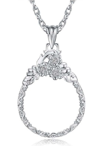 Kitap, Dergi ve Gazete Okumak Için 2.5x Büyüteç Kolye (Yurt Dışından)