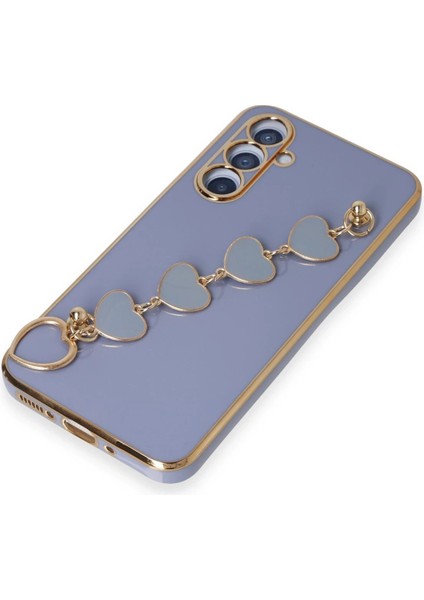 Samsung Galaxy A54 5g Kılıf Esila Silikon - Gri Svlrs