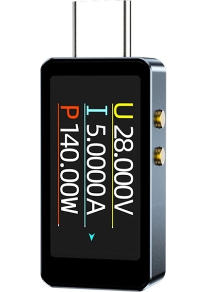 Gerçek Zamanlı Voltaj ve Akıma Sahip Yeni Taşınabilir USB Type C Test Cihazı (Yurt Dışından)