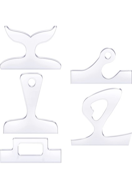 Gıda Tahtası Sap Şablonu Şeffaf Kesme Tahtası Yönlendirici Şablonu (Yurt Dışından)