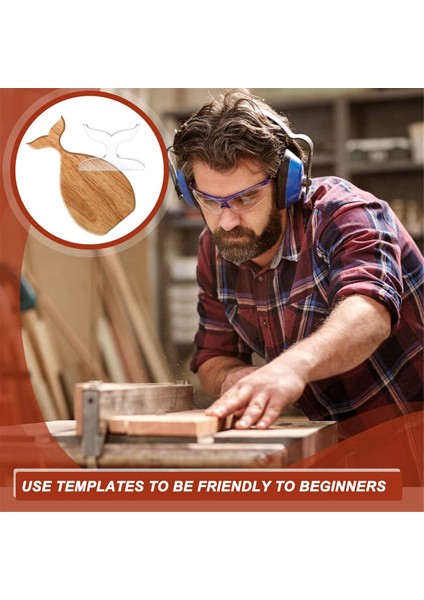 Gıda Tahtası Sap Şablonu Şeffaf Kesme Tahtası Yönlendirici Şablonu (Yurt Dışından) fiyatları