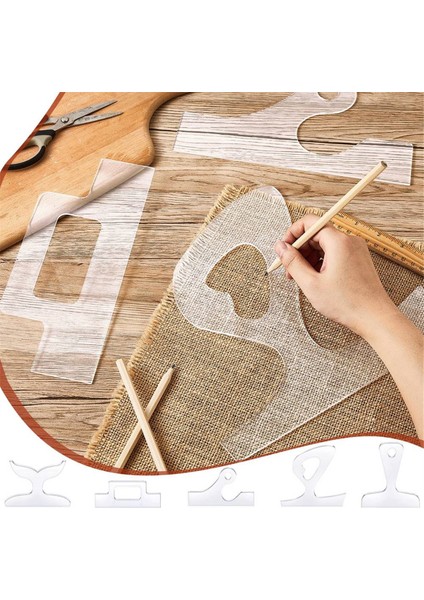 Gıda Tahtası Sap Şablonu Şeffaf Kesme Tahtası Yönlendirici Şablonu (Yurt Dışından) indirimleri