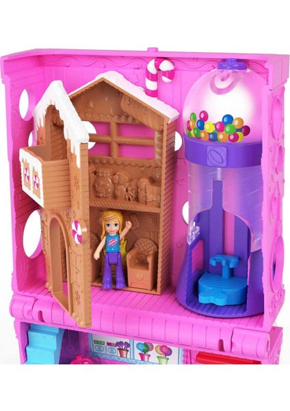 HNB03 Polly Pocket Pollyville Şeker Dükkanı Oyun Seti modelleri