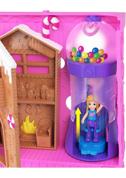 HNB03 Polly Pocket Pollyville Şeker Dükkanı Oyun Seti fırsatları