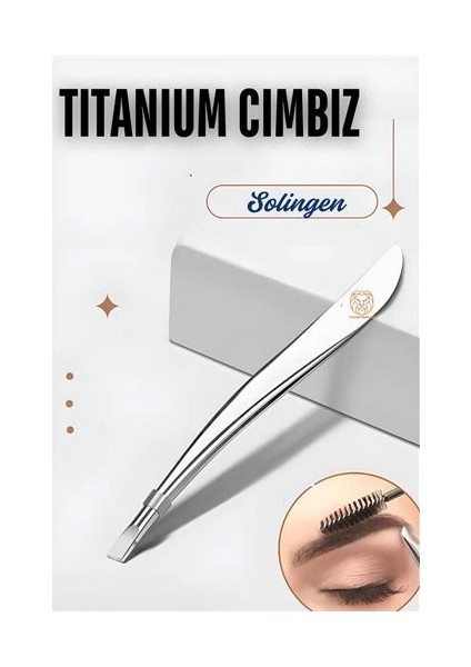 Cımbız Titanyum Çelik Solingen Professional