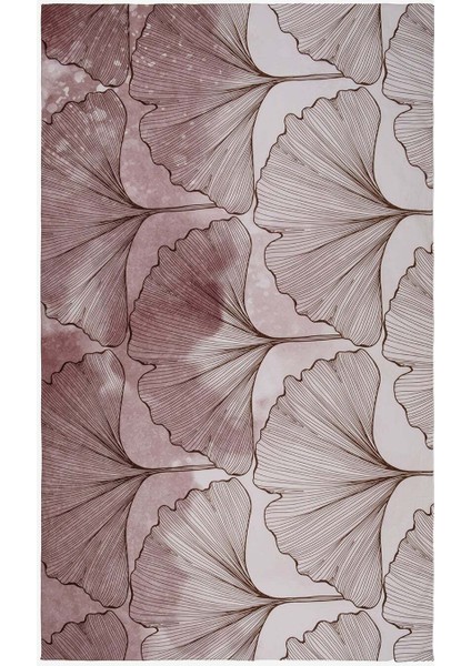 Gingko Çiçeği Desenli Pamuk Pareo & Sarong