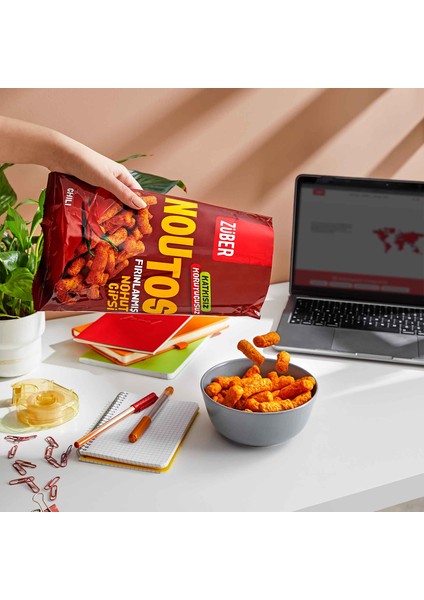 Noutos Fırınlanmış Nohut Cipsi Chili 55g X 12 Paket modelleri
