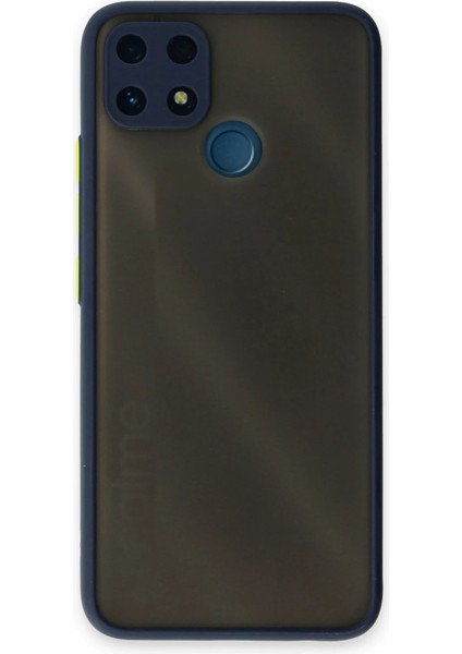 Realme C25 Kılıf Montreal Silikon Kapak - Lacivert Svlrs