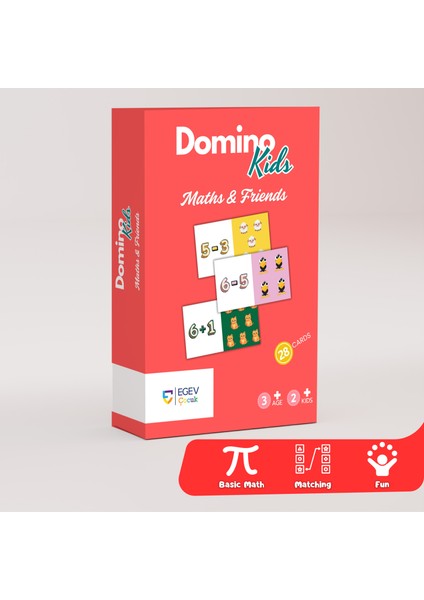 Domino Kids Maths & Friends Kutu Oyunu