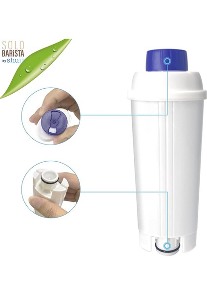 Pure Kafe DS012 - Delonghi DLSC002 Için Kahve Makinesi Su Filtresi 4 Adet fırsatları