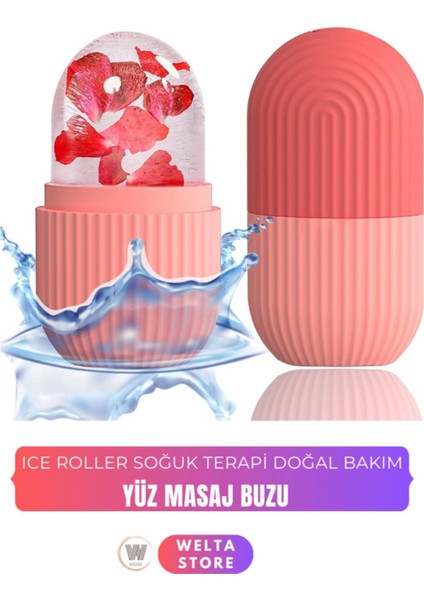 Pembe Kuvars Yüz Masaj Seti, Gua Sha ve Ice Roller ile Doğal Cilt Bakımı modelleri