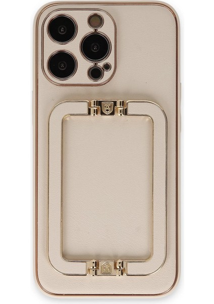 Iphone 13 Pro Kılıf Coco Elit Kapak - Gold Svlrs