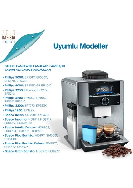 Pure Kafe Ph012 - Philips Saeco Aquaclean Için Kahve Makinesi Su Filtresi 10 Adet modelleri