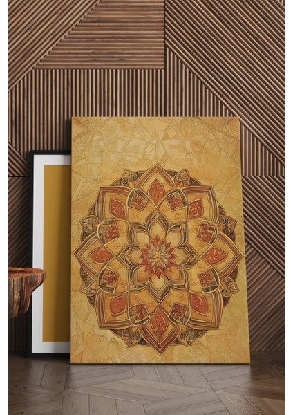 Çini Deseni Kanvas Tablo