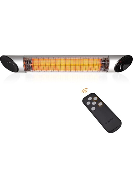 Blade S Duvar Tipi Infrared Isıtıcı (2500W - Kumandalı)