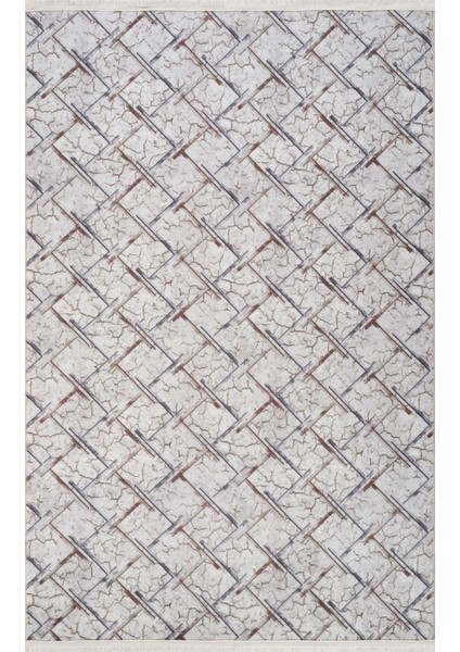 Konforsa Kaymaz Taban Halı – 200X250 cm – Grey Beige – Polyester