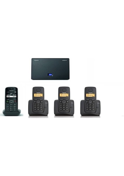 AS690 Ip 4 Dahili Dect Telsiz Kablosuz Telefon Santrali