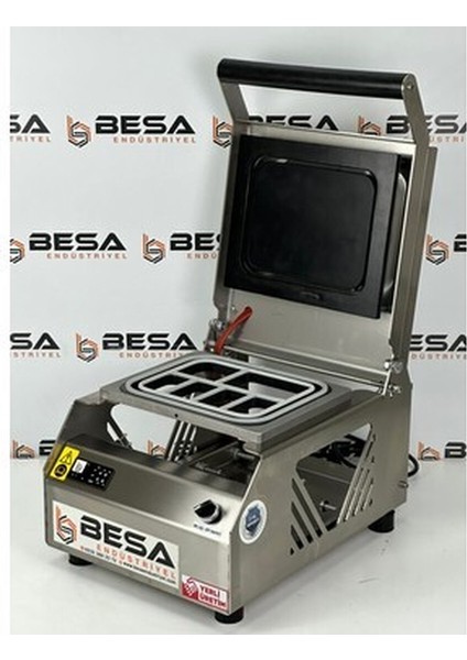 Altı Gözlü Paslanmaz Tabak ve Kase Kapatma Makinesi