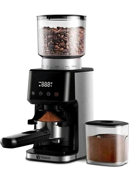 Dijital Espresso Kahve Değirmeni ve Öğütücü 58MM- 53MM Kaşıklara Uygun 31 Adet Öğütme Derecesi