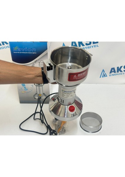 Lavion Toz Acı Biber Öğütücü Elektrikli Kuru Gıda Çekme Makinesi HC250 gr modelleri
