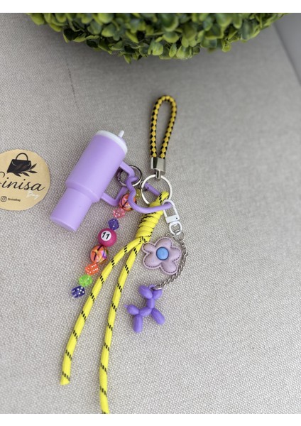 Termoslu Çanta Charmı ve Anahtarlık