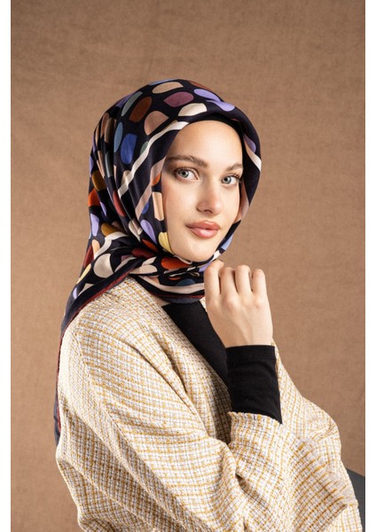 Desenli Flossy Silk Eşarp Koleksiyonu