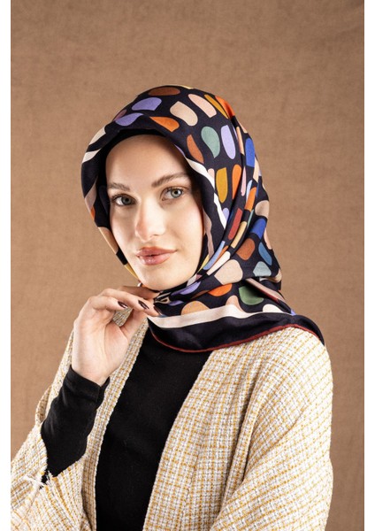 Desenli Flossy Silk Eşarp Koleksiyonu modelleri