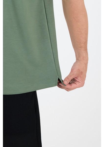 Oversize Bisiklet Yaka Kısa Kollu Erkek T-Shirt Salaş Rahat Kalıp, Yazlık Erkek Basic Tişört 7840