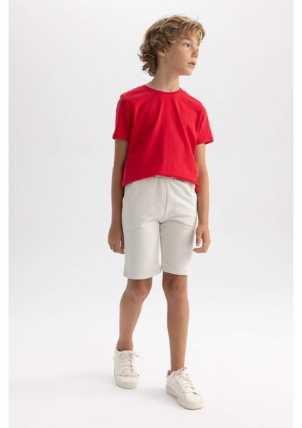 Erkek Çocuk Regular Fit Sweatshirt Kumaşı ŞORT B0900A823SM fiyatları