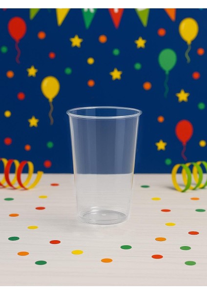 Kokteyl Bardağı Kristal Mika Bardak Şeffaf 400 ml 15'li