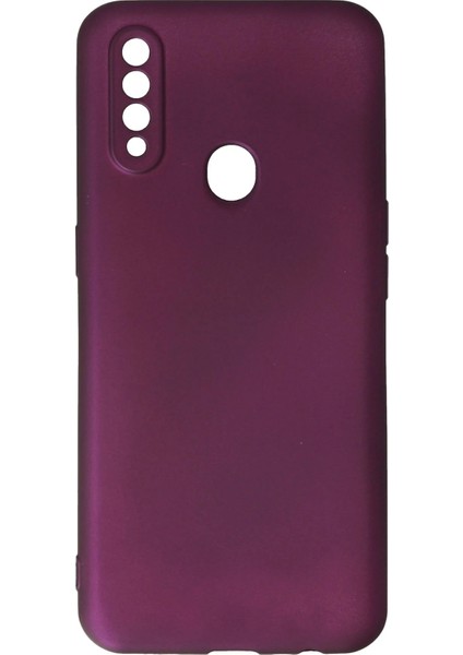 A31 Kılıf First Silikon - Mürdüm Svlrs