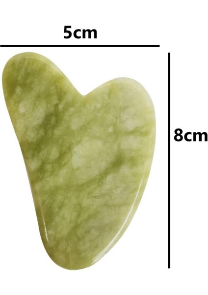 Yeşim Taşı Gua Sha Masaj Aleti, Doğal Taş Yüz ve Cilt Bakım Aracı fiyatları