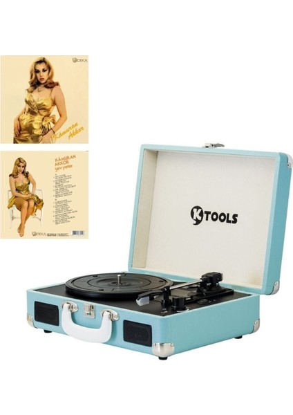 Nostalji Mavi Pikap+Plak Hediyeli